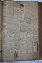 Página do jornal Correio do Ceará de maio de 1928