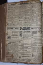 Página do jornal Correio do Ceará de maio de 1928