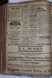 Página do jornal Correio do Ceará de maio de 1928