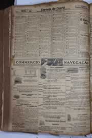 Página do jornal Correio do Ceará de maio de 1928