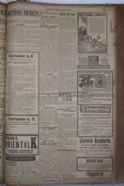 Página do jornal Correio do Ceará de maio de 1928