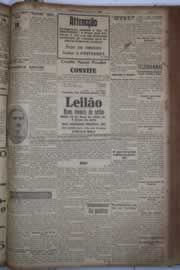 Página do jornal Correio do Ceará de maio de 1928