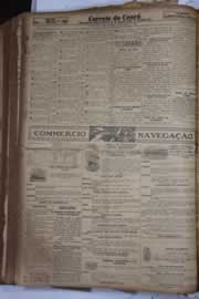 Página do jornal Correio do Ceará de maio de 1928