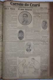 Página do jornal Correio do Ceará de maio de 1928