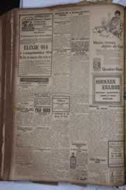 Página do jornal Correio do Ceará de maio de 1928