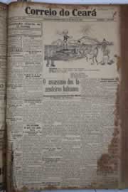 Página do jornal Correio do Ceará de maio de 1928