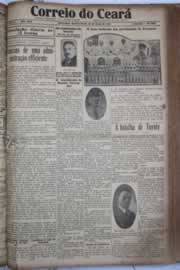 Página do jornal Correio do Ceará de maio de 1928