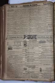 Página do jornal Correio do Ceará de maio de 1928