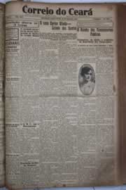 Página do jornal Correio do Ceará de maio de 1928