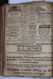 Página do jornal Correio do Ceará de maio de 1928