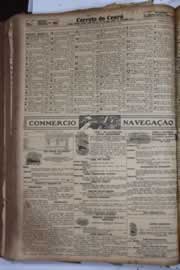 Página do jornal Correio do Ceará de maio de 1928
