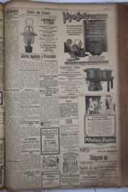 Página do jornal Correio do Ceará de maio de 1928