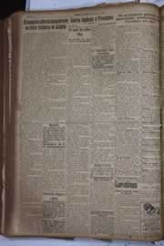 Página do jornal Correio do Ceará de maio de 1928