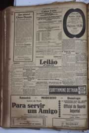 Página do jornal Correio do Ceará de maio de 1928