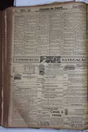 Página do jornal Correio do Ceará de maio de 1928