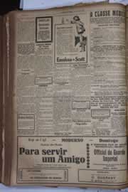 Página do jornal Correio do Ceará de maio de 1928