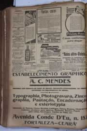 Página do jornal Correio do Ceará de maio de 1928