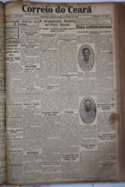 Página do jornal Correio do Ceará de maio de 1928