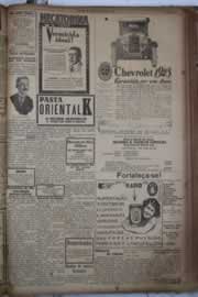 Página do jornal Correio do Ceará de junho de 1928