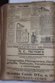 Página do jornal Correio do Ceará de junho de 1928