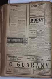 Página do jornal Correio do Ceará de junho de 1928