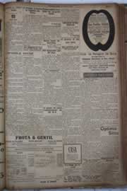 Página do jornal Correio do Ceará de junho de 1928