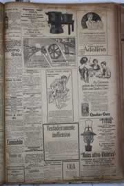 Página do jornal Correio do Ceará de junho de 1928