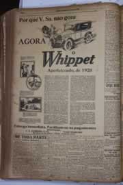 Página do jornal Correio do Ceará de junho de 1928