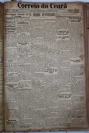 Página do jornal Correio do Ceará de junho de 1928