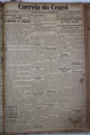 Página do jornal Correio do Ceará de junho de 1928