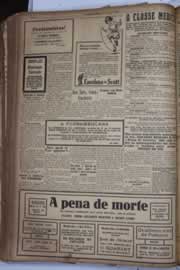 Página do jornal Correio do Ceará de junho de 1928