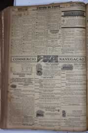 Página do jornal Correio do Ceará de junho de 1928