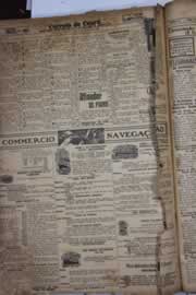 Página do jornal Correio do Ceará de junho de 1928