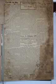 Página do jornal Correio do Ceará de julho de 1930