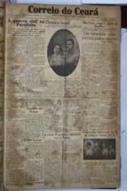 Página do jornal Correio do Ceará de julho de 1930