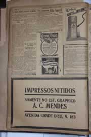 Página do jornal Correio do Ceará de julho de 1930