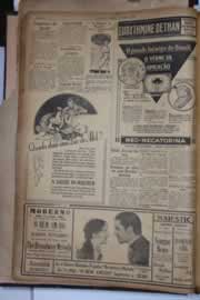 Página do jornal Correio do Ceará de julho de 1930