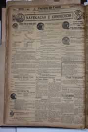 Página do jornal Correio do Ceará de julho de 1930