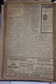 Página do jornal Correio do Ceará de julho de 1930
