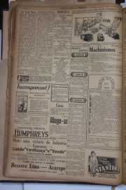 Página do jornal Correio do Ceará de julho de 1930