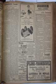 Página do jornal Correio do Ceará de julho de 1930