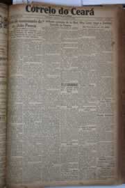 Página do jornal Correio do Ceará de agosto de 1930