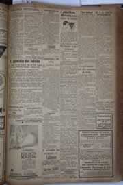 Página do jornal Correio do Ceará de agosto de 1930