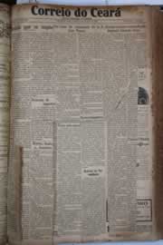 Página do jornal Correio do Ceará de agosto de 1930