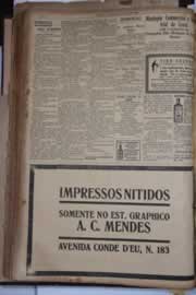 Página do jornal Correio do Ceará de agosto de 1930