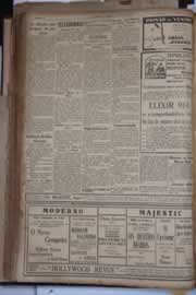 Página do jornal Correio do Ceará de agosto de 1930