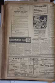 Página do jornal Correio do Ceará de agosto de 1930