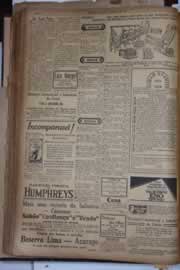 Página do jornal Correio do Ceará de agosto de 1930