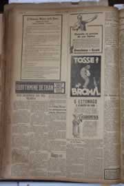 Página do jornal Correio do Ceará de agosto de 1930