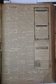 Página do jornal Correio do Ceará de agosto de 1930
